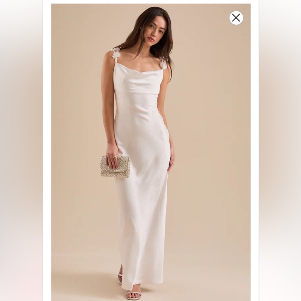 Altard state scarlett satin dress